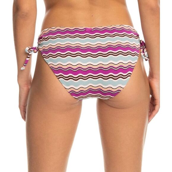 Roxy Women's Standard Flowy Mood Lace Up Hipster Bikini Bottom - Picture 2 of 6